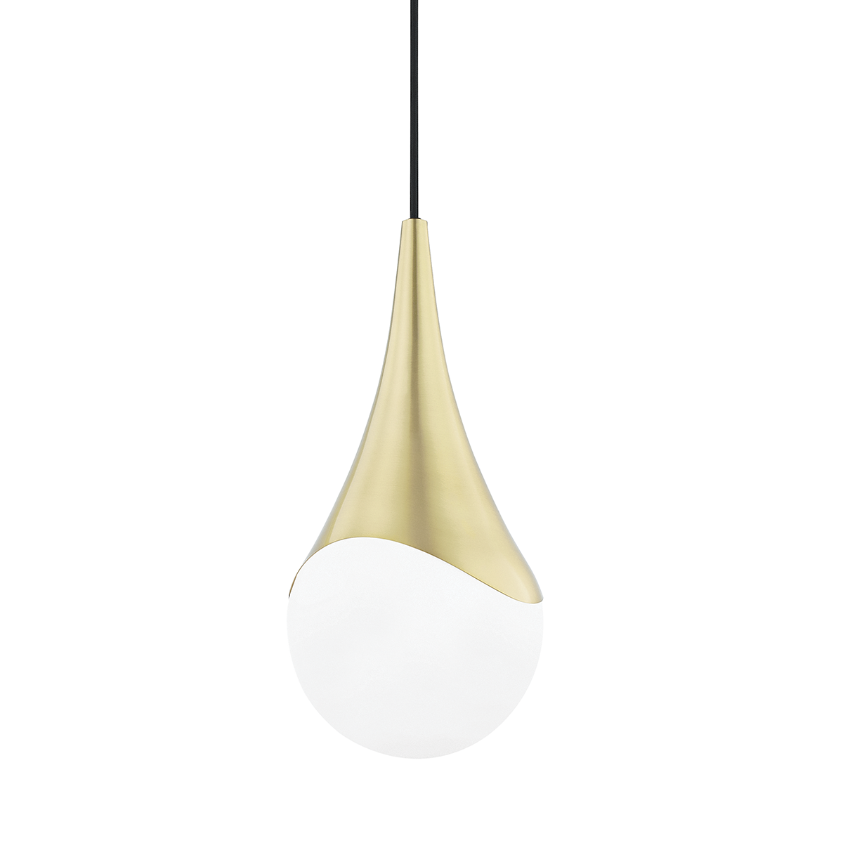 Mitzi Ariana Aged Brass 7.5W x 16H Pendant