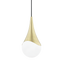 Mitzi Ariana Aged Brass 7.5W x 16H Pendant