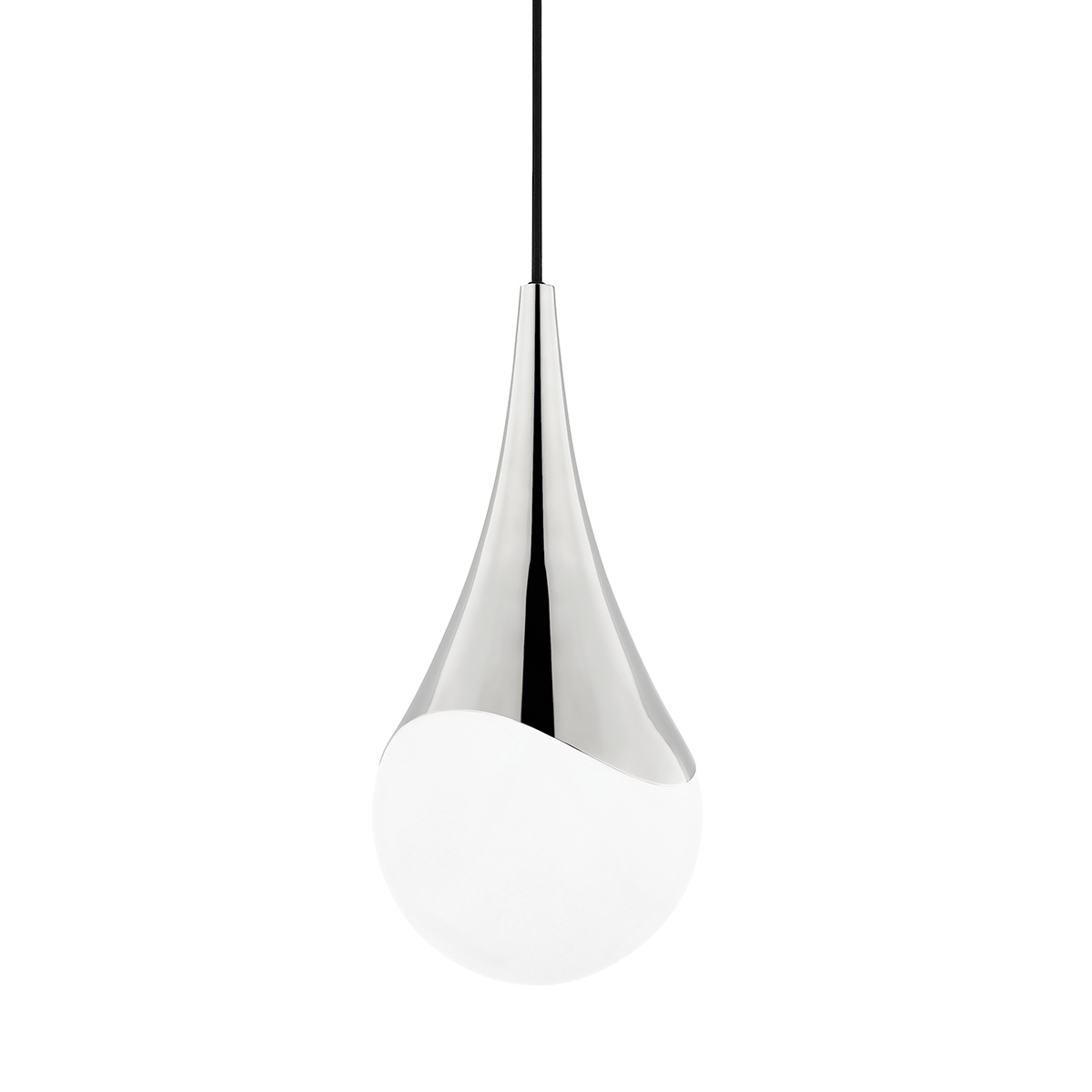 Mitzi Ariana Polished Nickel 7.5W x 16H Pendant