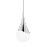 Mitzi Ariana Polished Nickel 7.5W x 16H Pendant