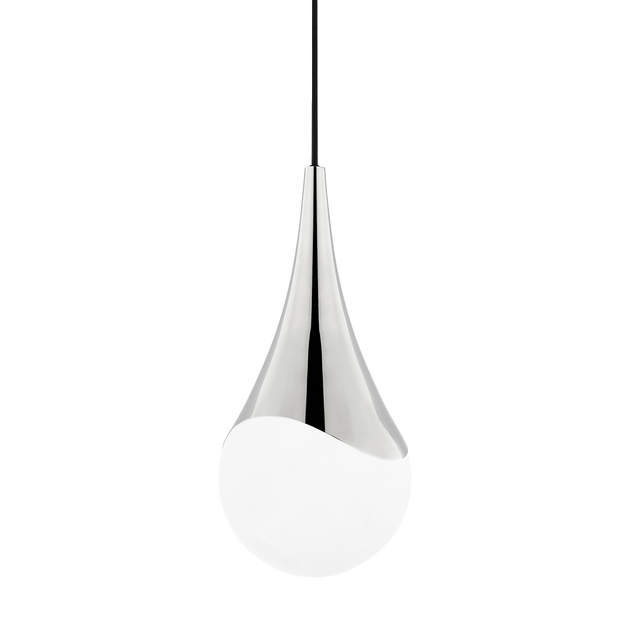 Mitzi Ariana Polished Nickel 7.5W x 16H Pendant