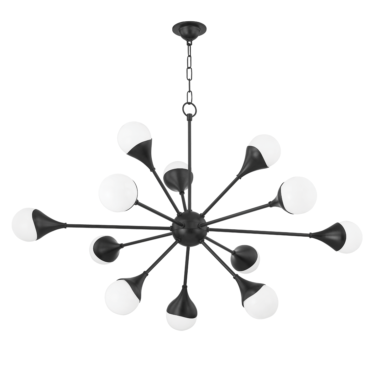 Mitzi Ariana Soft Black 49W x 31.5H Chandelier