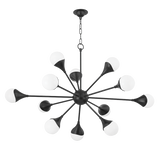 Mitzi Ariana Soft Black 49W x 31.5H Chandelier