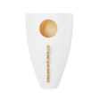 Mitzi Ari Gold Leaf/white 7.75W x 11.75H Wall Sconce