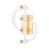 Mitzi Maddie Gold Leaf/white 10W x 15.5H Wall Sconce