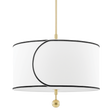 Mitzi Zara Aged Brass 24W x 19.5H Chandelier