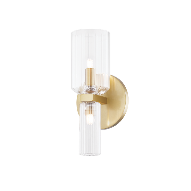 Mitzi Tabitha Aged Brass 4.75W x 10.25H Wall Sconce
