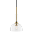Mitzi Tabitha Aged Brass 10W x 19.25H Pendant