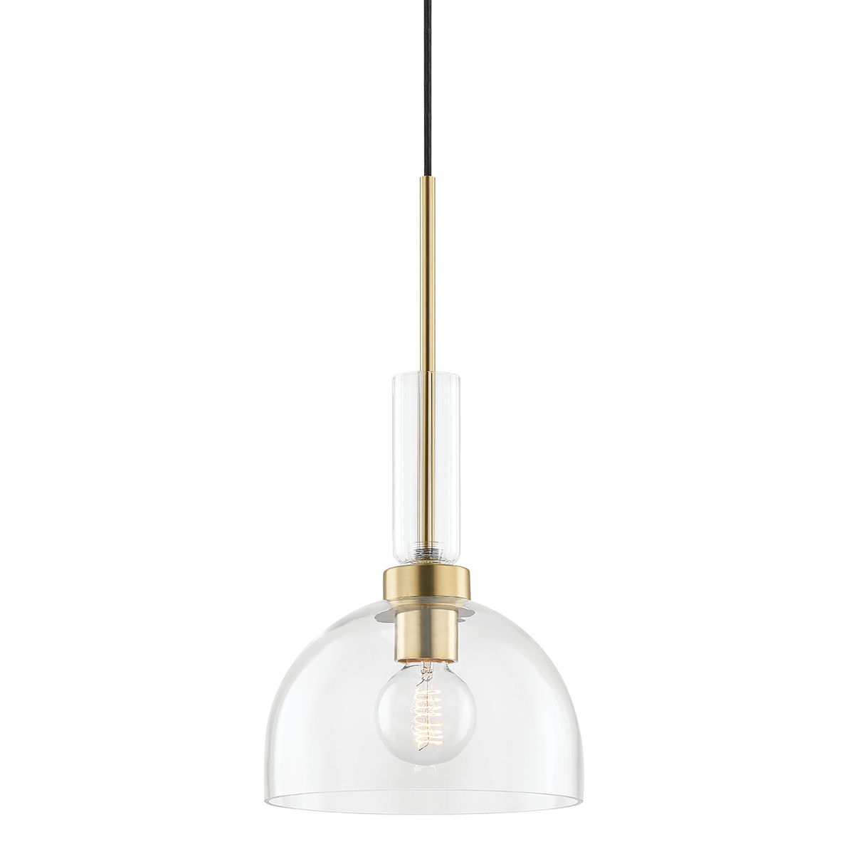Mitzi Tabitha Aged Brass 10W x 19.25H Pendant