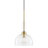 Mitzi Tabitha Aged Brass 10W x 19.25H Pendant
