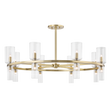 Mitzi Tabitha Aged Brass 33.75W x 11H Chandelier