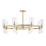 Mitzi Tabitha Aged Brass 33.75W x 11H Chandelier