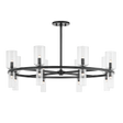 Mitzi Tabitha Soft Black 33.75W x 11H Chandelier