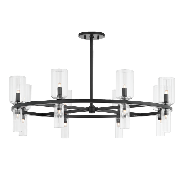 Mitzi Tabitha Soft Black 33.75W x 11H Chandelier