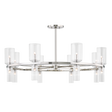 Mitzi Tabitha Polished Nickel 33.75W x 11H Chandelier