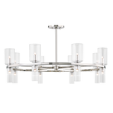Mitzi Tabitha Polished Nickel 33.75W x 11H Chandelier