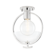 Mitzi Ringo Polished Nickel 9W x 13H Semi-Flush Mount