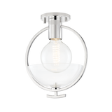 Mitzi Ringo Polished Nickel 9W x 13H Semi-Flush Mount