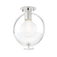 Mitzi Ringo Polished Nickel 9W x 13H Semi-Flush Mount