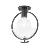Mitzi Ringo Old Bronze 9W x 13H Semi-Flush Mount