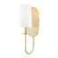 Mitzi Lara Aged Brass 5.5W x 16.5H Wall Sconce