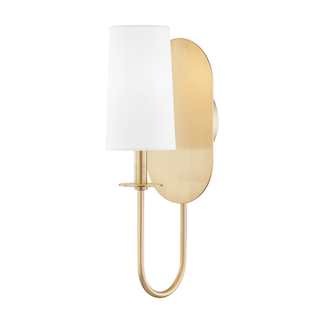 Mitzi Lara Aged Brass 5.5W x 16.5H Wall Sconce