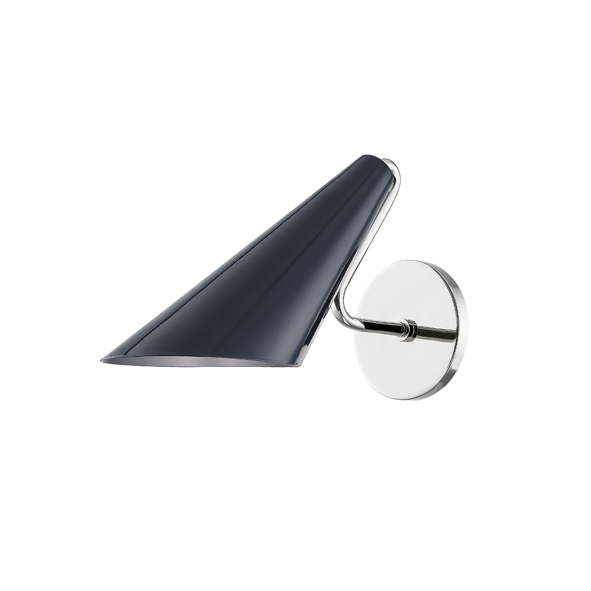 Mitzi Talia Polished Nickel/midnight Blue Combo 5W x 8H Wall Sconce