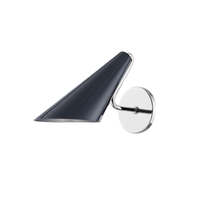 Mitzi Talia Polished Nickel/midnight Blue Combo 5W x 8H Wall Sconce