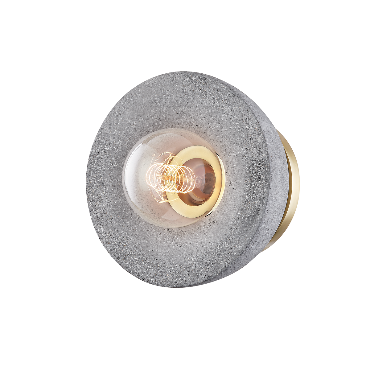 Mitzi Poppy Aged Brass 7W x 5.75H Flush Mount