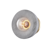 Mitzi Poppy Aged Brass 7W x 5.75H Flush Mount