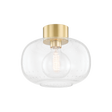 Mitzi Harlow Aged Brass 12W x 10H Flush Mount