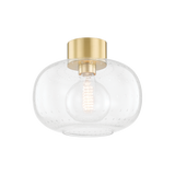 Mitzi Harlow Aged Brass 12W x 10H Flush Mount