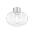 Mitzi Harlow Polished Nickel 12W x 10H Flush Mount