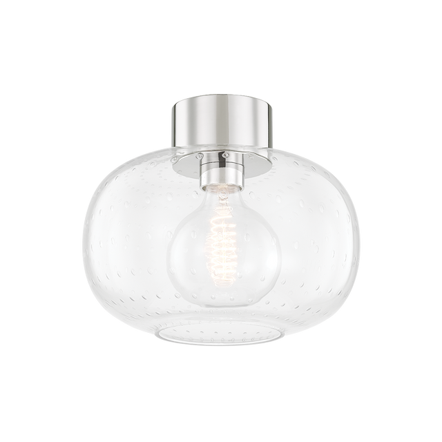 Mitzi Harlow Polished Nickel 12W x 10H Flush Mount
