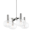 Mitzi Harlow Polished Nickel 23W x 9.63H Chandelier