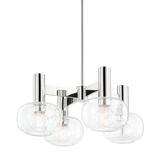 Mitzi Harlow Polished Nickel 23W x 9.63H Chandelier