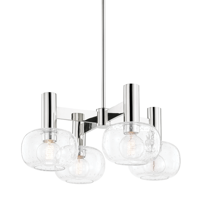 Mitzi Harlow Polished Nickel 23W x 9.63H Chandelier
