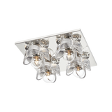 Mitzi Shea Polished Nickel 11W x 3.88H Flush Mount