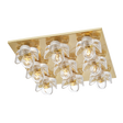 Mitzi Shea Aged Brass 16.5W x 3.88H Flush Mount