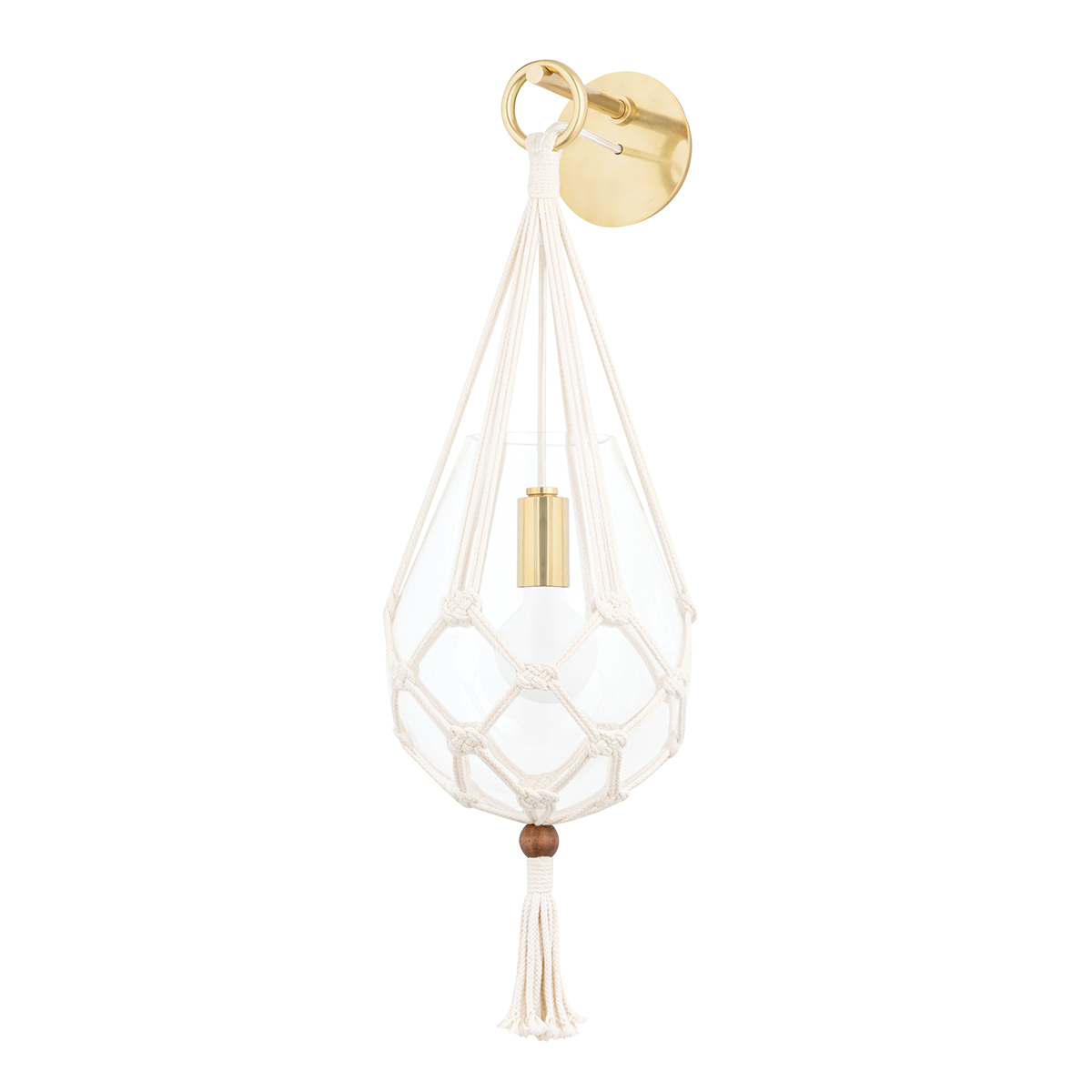 Mitzi Tessa Aged Brass 10W x 22.75H Wall Sconce