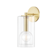 Mitzi Belinda Aged Brass 6W x 14H Wall Sconce
