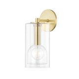 Mitzi Belinda Aged Brass 6W x 14H Wall Sconce