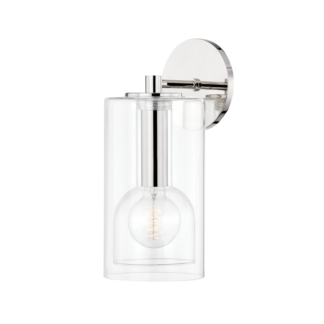 Mitzi Belinda Polished Nickel 6W x 14H Wall Sconce