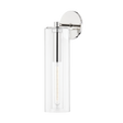 Mitzi Belinda Polished Nickel 4.75W x 19H Wall Sconce