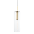 Mitzi Belinda Aged Brass 4.75W x 18H Pendant