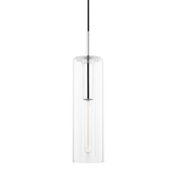 Mitzi Belinda Polished Nickel 4.75W x 18H Pendant