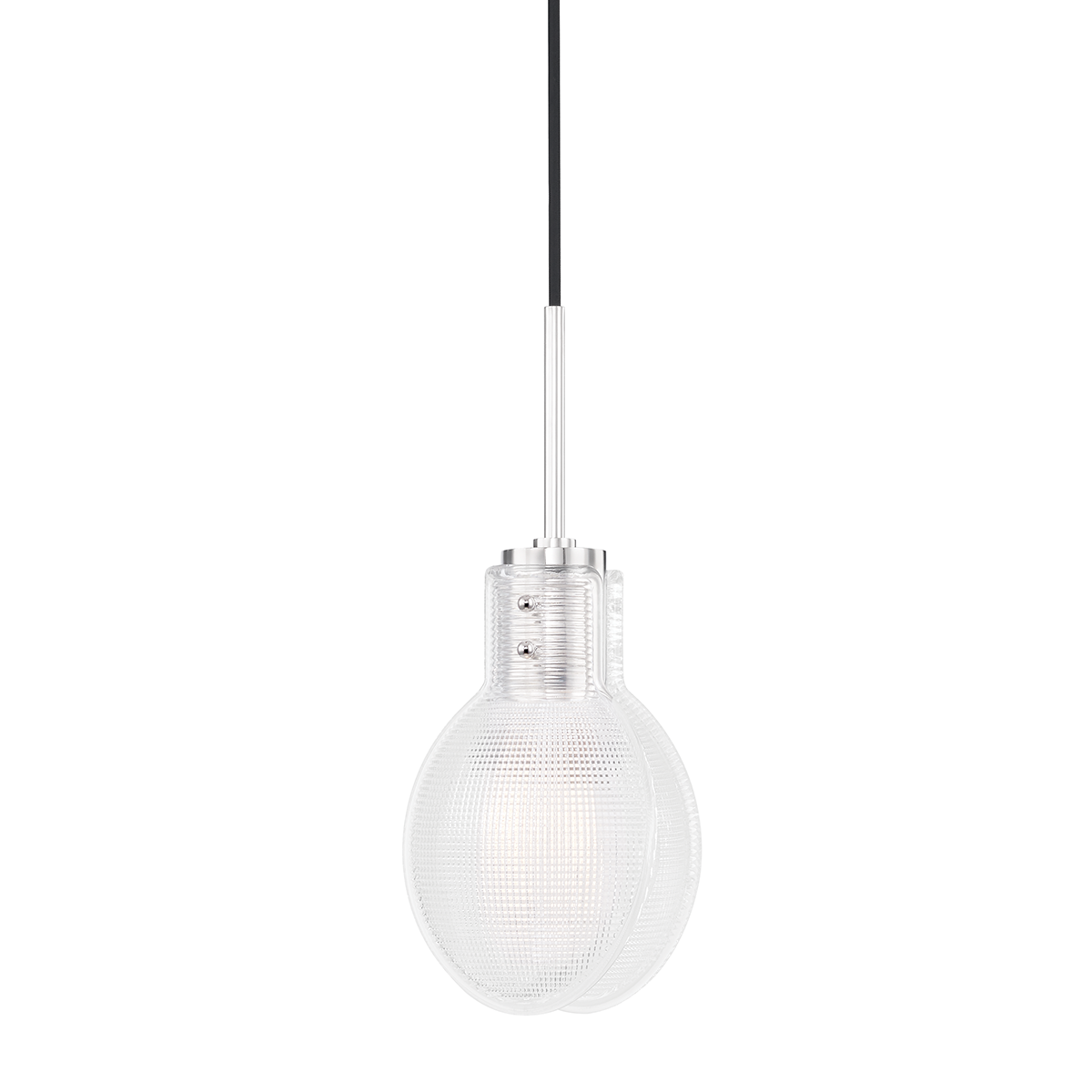Mitzi Jenna Polished Nickel 6.5W x 14.12H Pendant