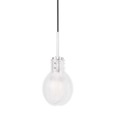 Mitzi Jenna Polished Nickel 6.5W x 14.12H Pendant