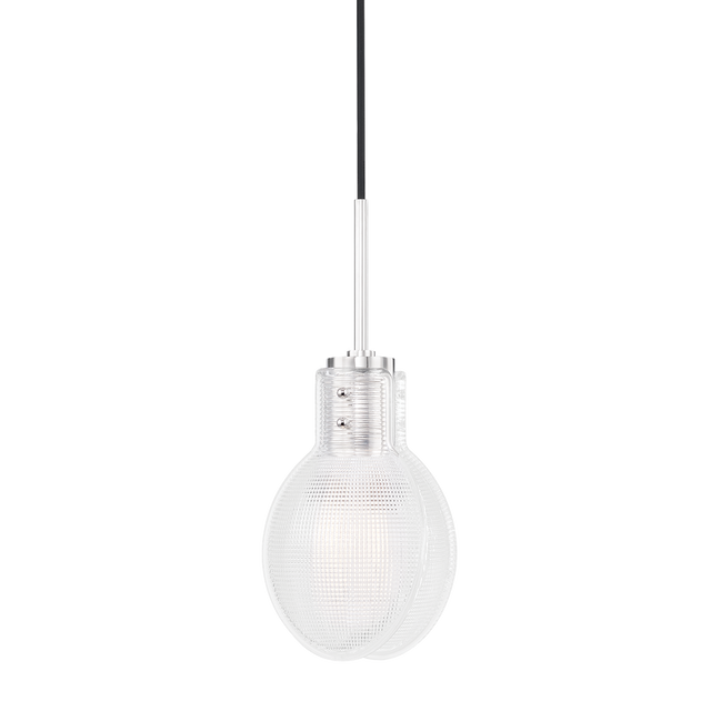 Mitzi Jenna Polished Nickel 6.5W x 14.12H Pendant