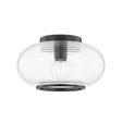 Mitzi Maggie Old Bronze 12.75W x 7.25H Flush Mount